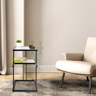 Metal Bedside table (Black)