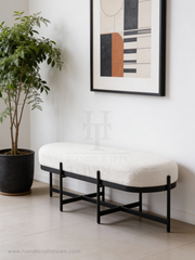 The Cozy Curator bench