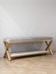 Metal Origami bench