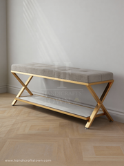 Metal Origami bench