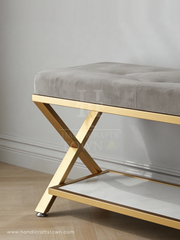 Metal Origami bench