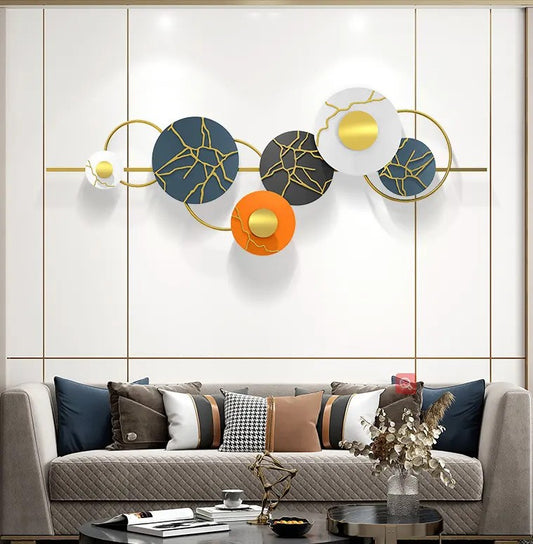 Geometric Elegance Metal Wall Art