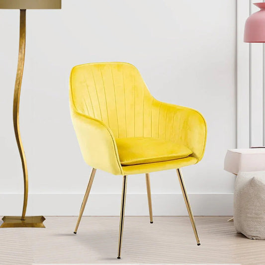 Yellow Lining Lounge Chair