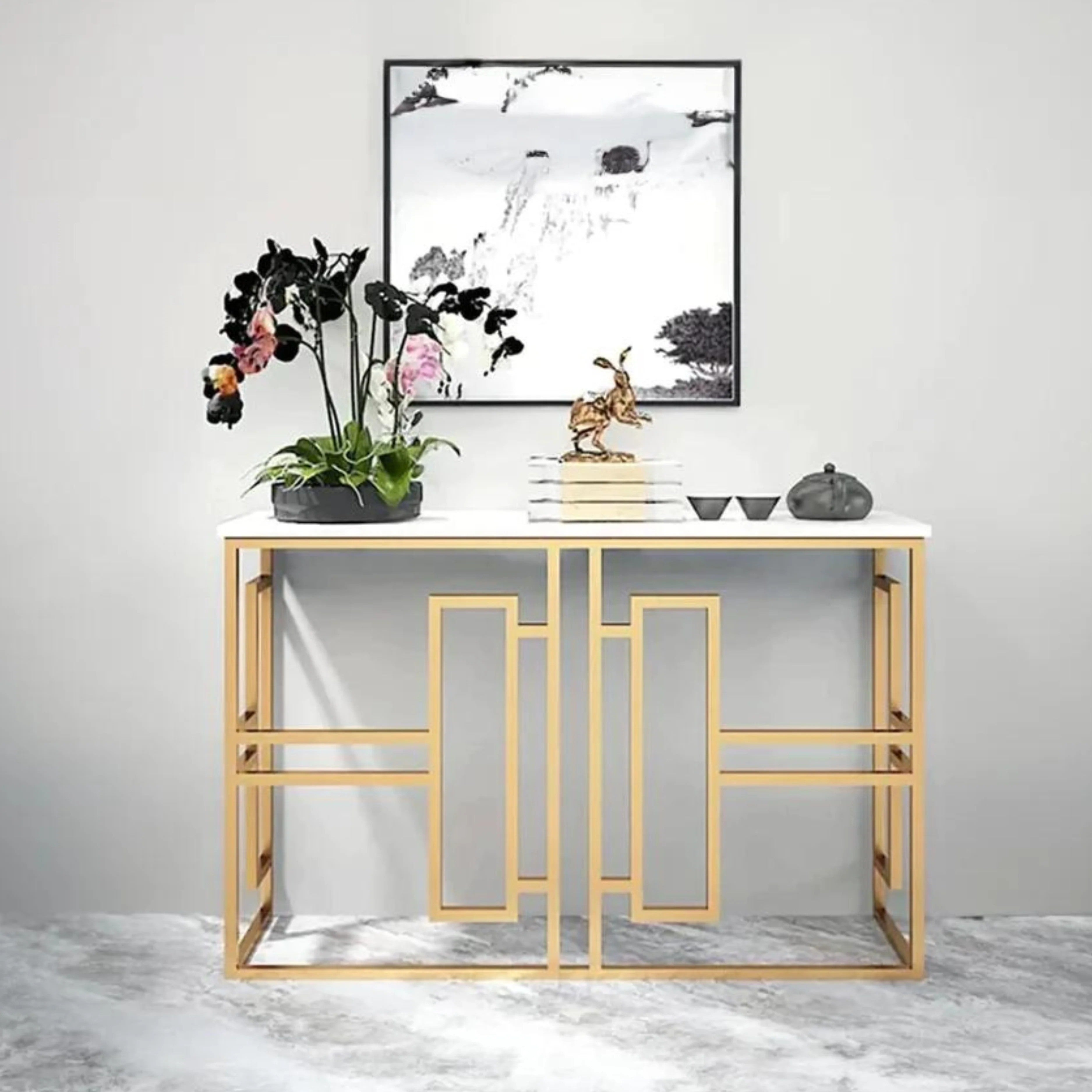 Buy Home Furniture Eleganza Metal Console Table – Handicrafts Town