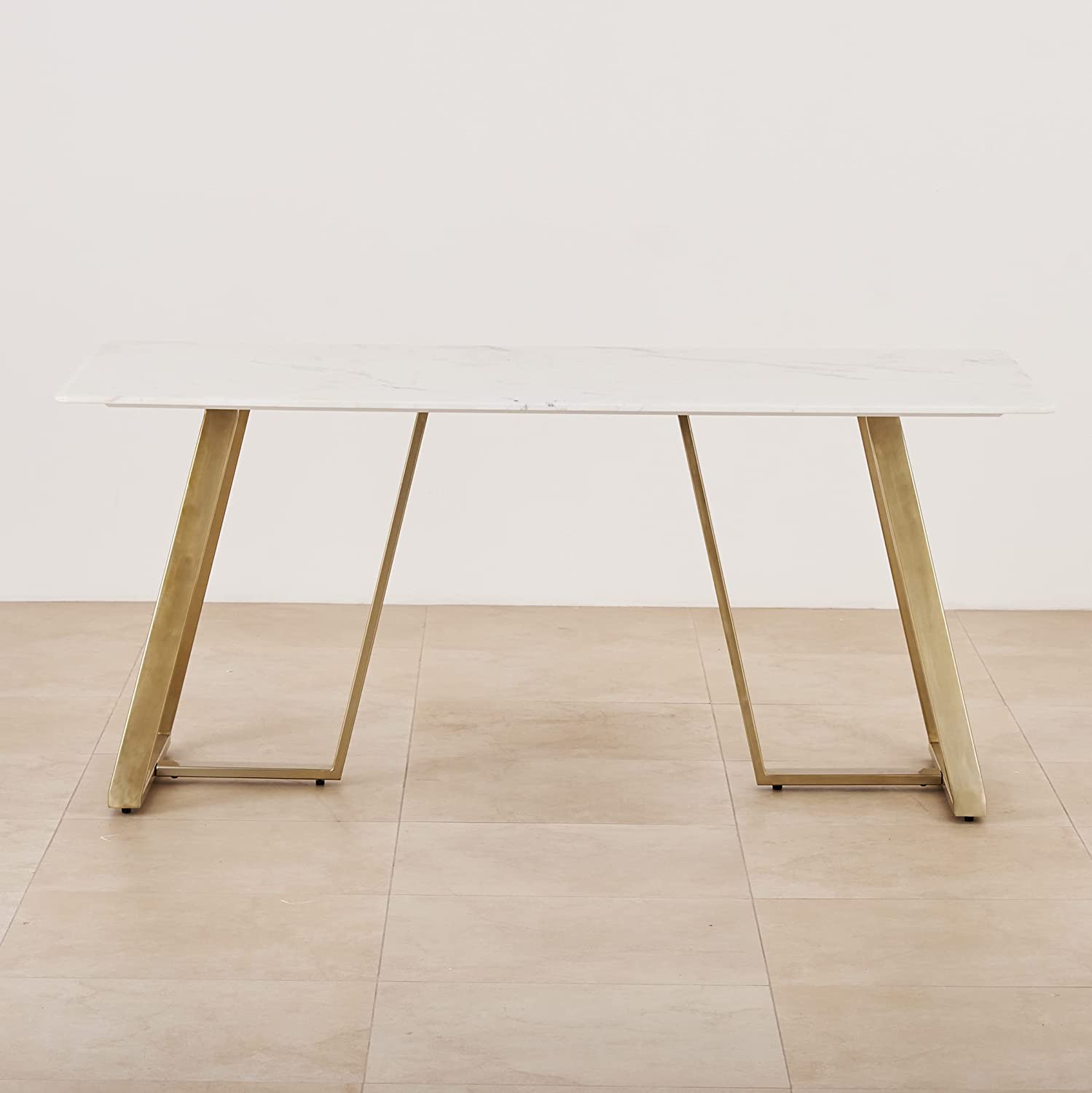 Convivial Metal Dining Table