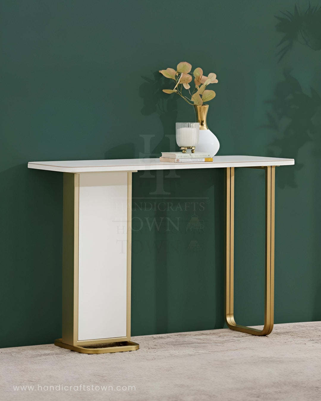 Frame And Console Golden Frame Console – Handicrafts Town