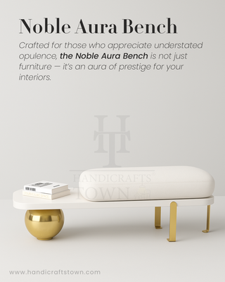 Nobal Aura luxury seating bench