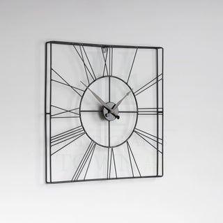 Black square Wall clock