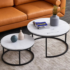 Marble Nesting Tables (Black)