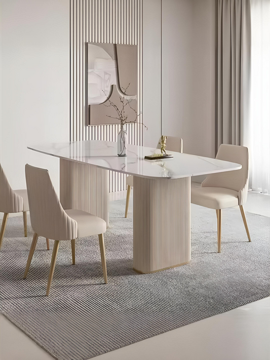 Linea Column Dining Table