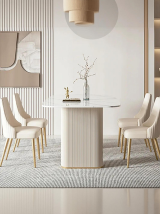 Linea Column Dining Table