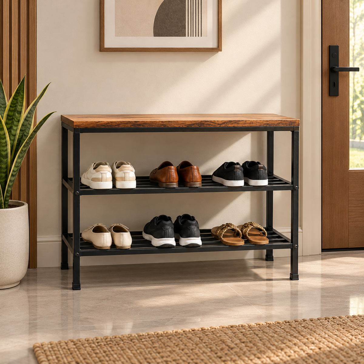 Forge & Grain Shoe Rack