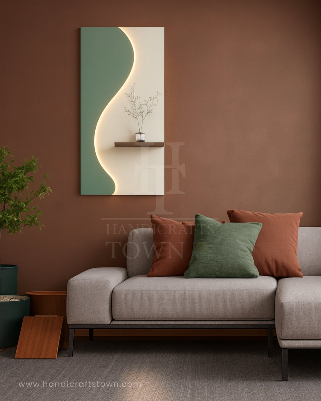 Sage Wave Wall Art