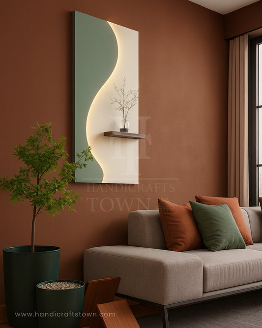Sage Wave Wall Art