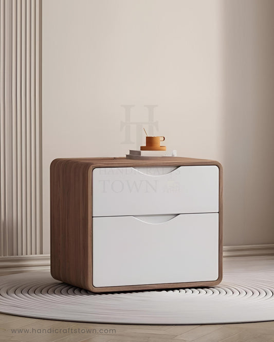 SoftEdge Duo Bedside Table