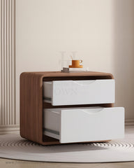 SoftEdge Duo Bedside Table