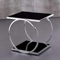 Marbleous Metal Side Table