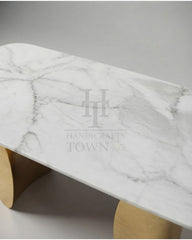 Elysian Curve Marble Dining Table