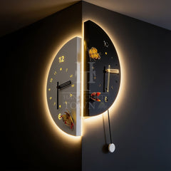 CornerCurve Wall Clock