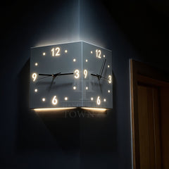 Apex Corner Glow Wall Clock