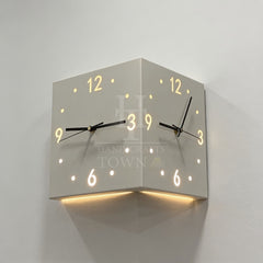 Apex Corner Glow Wall Clock