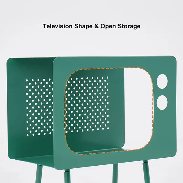 Metal T.V Side table (Green)