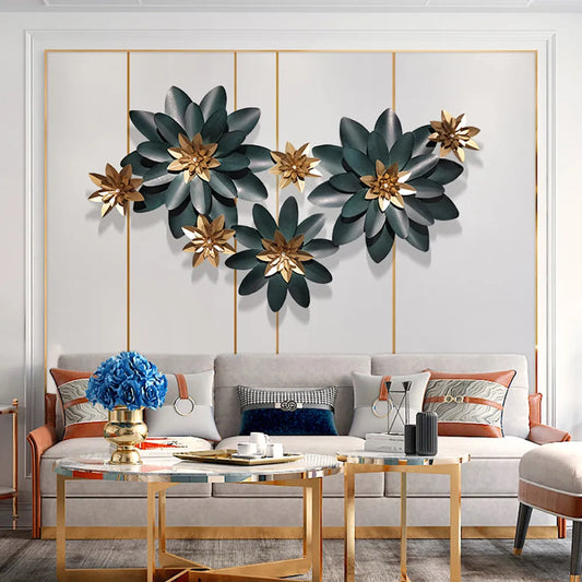 Lotus Flower Metal Wall Art