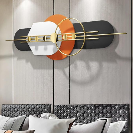 Gleaming Geometry Metal Wall Art