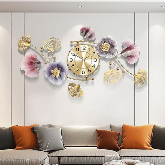Garnet Metal Wall Clock