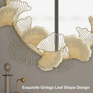 Foliate Metal Wall Mirror