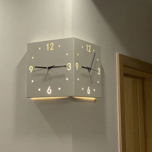 Apex Corner Glow Wall Clock