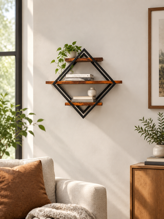Noble Grid Wall Shelf