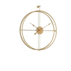 Gold round Wall clock