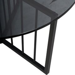 Striped Elegance Coffee Table