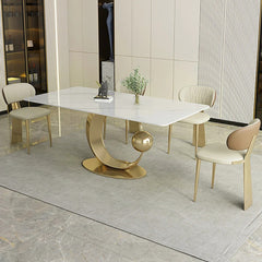 Golden Moon Dining Table With 6 Chairs