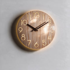 Ethereal Glow Wall Clock