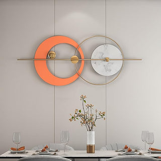 Orange And Gold Serenity Metal Wall Art