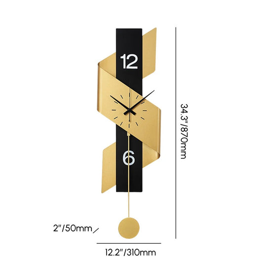The Ribbon Wall Clock
