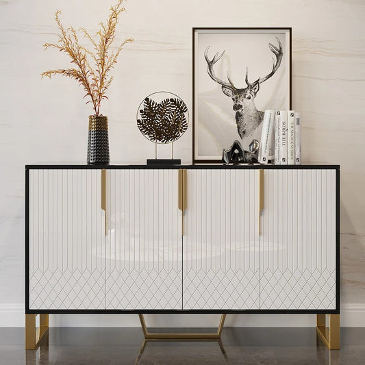 Gilded Edge Sideboard Cabinet