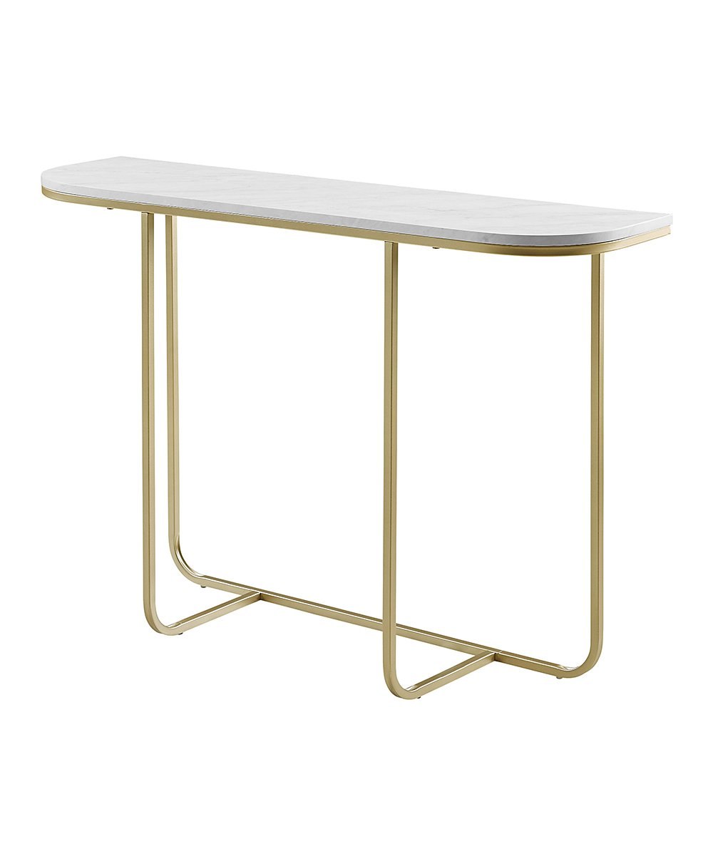 Shop Luxury Rectangular Gold Metal Console Table – Handicrafts Town