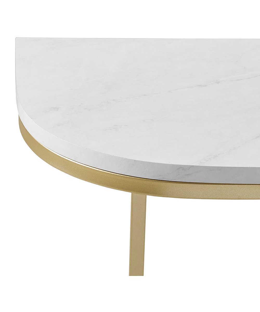Shop Luxury Rectangular Gold Metal Console Table – Handicrafts Town